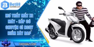 Mơ Thấy Mất Xe Máy - Sắp Có Chuyện Gì Nguy Hiểm Xảy Ra?
